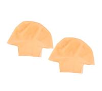 Gogogmee 2piezas Gorra Calva De Látex Accesorio De Sombrero De Cosplay Para Adultos Para Disfraz De Fraile Halloween Sombrero De Peluca Divertido