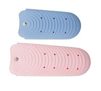 Gogogmee 2piezas Manguito de Aislamiento Almohadilla de Silicona para Plancha de Pelo Protector Termico Almohadilla de Aislamiento Térmico para Estilizado de Cabello Color Aleatorio