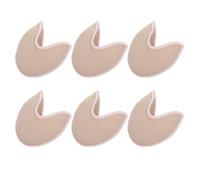 Gogogmee 3 Pares Protector de Puntera de Ballet Almohadillas Transpirables y Antideslizantes para Dedos Medias Tejidas Suaves Tono Nude para Zapatos de Punta Cojines Comfort para Mujeres y