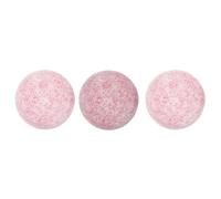 Gogogmee 3 Piezas Bolas de Futbolín Profesionales Esmeriladas de Plástico Recambio para Mesa Fútbol