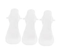 Gogogmee 3 piezas Compresas Femeninas de Algodón Reutilizables Paquete de Unidades Lavables de Almohadillas Menstruales Cómodas y Duraderas Broche para Evitar Fugas Uso Nocturno y Diario