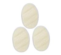 Gogogmee 3 Piezas de Esponjas de Baño Naturales para El Cuerpo Almohadillas Exfoliantes para Ducha para Una Limpieza Profunda