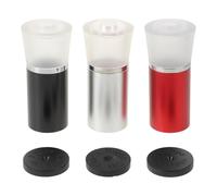 Gogogmee 3 Piezas Lupa para Joyería 10 Aumentos Metal Portátil Ergonómica para Inspección de Monedas, Reparación de Relojes y Análisis de Sellos, Lente Óptica Vidrio 3 Unidades en Negro,