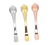 Gogogmee 3 piezas Masajeador de Ojos Metálico con Rodillo Reemplazable Aplicador Crema Facial Multifunción para Mejorar Absorción y Aliviar Fatiga Ocular