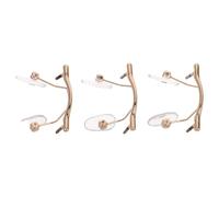 Gogogmee 3 Piezas Soporte Metálico para Gafas sin Montura de Puente Nasal Colgante Resistente para Reparación y Mantenimiento de Monturas sin Aro
