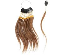 Gogogmee 30 piezas Unidades Muestras Color Cabello Humano para Peluqueros Profesionales Muestras Reales para Pruebas y Formación Tintes y Técnicas de Coloración