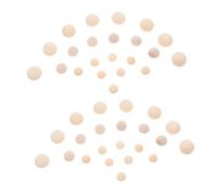 Gogogmee 300 Piezas Esferas de Madera Natural para Manualidades Diy Juguetes para Decoraciones Proyectos de Arte y Decoración