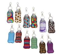 Gogogmee 36 piezas Botellas Pequeñas Vacías Rellenables con Llavero Diseño Portátil para Viaje Dispensador para Jabón de Manos y Líquidos Adecuado para Hogar Oficina y Actividades al Aire