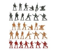 Gogogmee 36, Set de 120 Piezas, Figuras Militares, Juguetes Educativos de Guerra para Desarrollo Creativo y Concentración Estilo Aleatorio