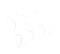 Gogogmee 3pares Pestañas Postizas Halloween Maquillaje Cosplay Pestañas Blancas Individuales