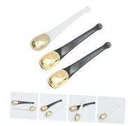 Gogogmee 3Piezas Cuchara de Masaje Facial de Metal de Unidades para Cuidado para Aplicar Crema Suero y Portátil y Práctico para Círculos Oscuros y
