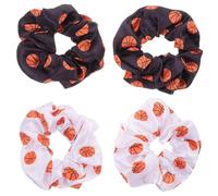 Gogogmee 4 Cintas Pelo de Baloncesto para Mujer, Resistentes Tejido, Diseño Único y Colores Variados, para Uso Diario y Regalos de Fiesta Deportiva