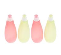 Gogogmee 4 Piezas Botella de Lavado Infantil Portátil Limpiador para Piel Sensible Diseño Compacto para Higiene y Cambio de Pañal de Recién Nacido de Verde
