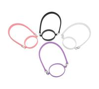 Gogogmee 4 Piezas Correa de Silicona Flexible para Botella de Agua Antideslizante de Compatible con Owala Asa Portátil Extraíble para Senderismo y Gimnasio