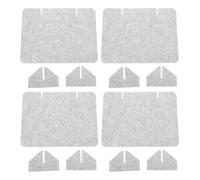 Gogogmee 4 Piezas Divisor de Escritorio de Fieltro con Pies de Apoyo Panel Acústico para Privacidad Oficinas y Aulas Separador sin Taladro para Concentración y Reducción de Distracciones de