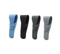 Gogogmee 4 piezas Funda Protectora de Silicona para Maquinilla de Afeitar Estuche Ligero y Portátil con Cierre de Broche para Almacenamiento Seguro para Viajes y Uso Diario