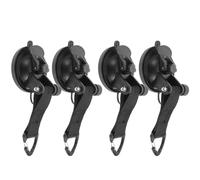 Gogogmee 4 Piezas Ganchos de Ventosa Pesados para Camping Anclajes Resistentes para Toldo Coche y Vehículo Gancho Fuerte y Resistente la Intemperie Compatible con Vidrio y Sujeción Segura