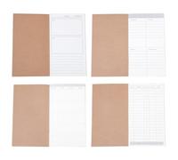 Gogogmee 4 piezas Recargas de Papel Suelto para Cuaderno de Viaje Portátil Diario Semanal y Mensual Recambios Ligero y Compacto para Apuntes y Notas Vacaciones