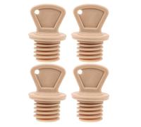 Gogogmee 4 Piezas Tapones de Repuesto para Botella de Agua Caliente de Tapones de Goma Flexibles Sellado Antifugas para Botellas de Agua Caliente Reemplazo para Uso Casa Oficina y Viajes