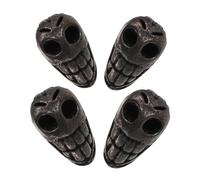 Gogogmee 4 Piezas tijeras de peluquero Herramientas de corte de cabello parachoques de tijera de pelo Metal Negro