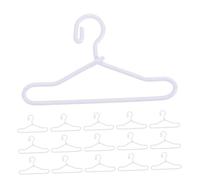 Gogogmee 40 Piezas Colgadores para Ropa de Muñecas de Metal Miniatura Perchas Blancas para Armario de Casa de Muñecas Organizador Resistente Bordes Afilados