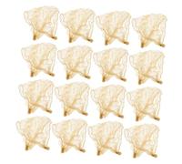 Gogogmee 40 Piezas Redecilla Invisible Cabello Redecilla para Moños de Ballet Envolver el Cabello para Danza y Espectáculos Borde Elástico y Malla Unidades