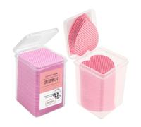 Gogogmee 400hojas Toallitas Para Uñas Quitaesmalte Sin Pelusa De Algodón Para Uñas De Gel De Viaje