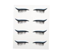 Gogogmee 4pares Pegatinas Adhesivas De Delineador De Ojos De Tiras Autoadhesivas Para Párpados Mejora Tu Maquillaje Brillo Uso Fácil Fiestas y Eventos Especiales