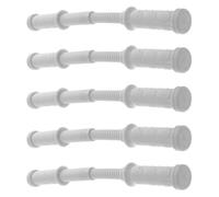 Gogogmee 5 Pares de Mangos Roscados Aplicables para Caballo Balancín de Plástico Gris Accesorios de Repuesto para Juguetes Infantiles Mango Seguro y Cómodo para Uso Interior y Exterior