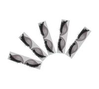 Gogogmee 5 Pares tirás adhesivas para pestañas postizas parche de pestañas de sombra de ojos pegatinas para ojos con pegatina de y sombra de PVC Grey
