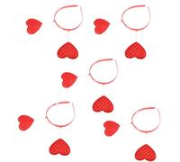 Gogogmee 5 Piezas Diadema de Corazón para Mujer Aros Pelo de San Valentín Adornos Pelo Corazones Día de San Valentín Uso Especial para Eventos Románticos