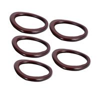 Gogogmee 5 piezas Mangos de Madera Ovalados para Bolsos Asas para Bolsos DIY Accesorios Clásicos Hombro Mensajero Maletín y Viaje