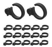 Gogogmee 50 Clips de Plástico para Cable de Freno de Andador y Silla de Ruedas, Soporte de 25 Mm para Mantenimiento y Repuesto, Accesorios para Movilidad y Frenos, Piezas Pequeñas