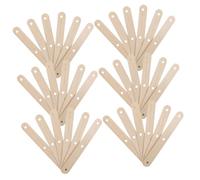 Gogogmee 50 piezas Palitos de Madera para Helados con Palitos DIY para Polos y Helados Material Natural sin Tratar Estándar para Manualidades y Postres Caseros