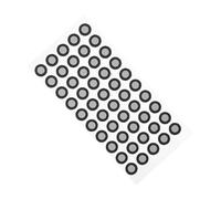 Gogogmee 50 Piezas Puntos Marcadores Reflectantes para Escaneo Film Adhesivo de Alta Reflexión y Resistencia al Desgarro Marcadores Punto para Posicionamiento y Seguimiento Óptico