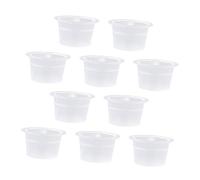 Gogogmee 500 piezas Unidades Color Copas Desechables para Tinta Kit de Pestañas para Maquillaje Permanente