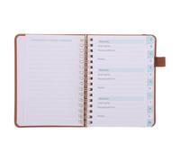 Gogogmee 56 Hojas Cuaderno con Encuadernación Espiral y Pestañas Alfabéticas Organizador de Contraseñas y Direcciones Libro de Registro Seguro para Contraseñas Emails y Sitios Web Tapa