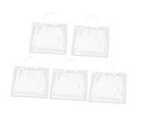 Gogogmee 5piezas Bolsas De Mediana Resistentes Al Desgaste Bolsas De Supermercado Portátiles Decorativas