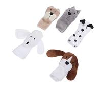 Gogogmee 5Piezas Conjunto de Títeres de Dedo de Animales para Juguetes Educativos Interactivos Fomento Comunicación Imaginación para Educación Temprana