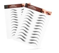 Gogogmee 6 hojas Pegatinas de Impermeables Transferencia de con Diseño Preformado Fácil Aplicación y Remoción Plantillas Simétricas para Perfilado y Maquillaje Natural