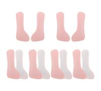Gogogmee 6 Pares Plantillas Antideslizantes para Tacones Altos Almohadillas Adhesivas Acolchadas Sandalias y Zapatos de Mujer Amortiguación y Absorción de Impactos Color Rosa Tallas