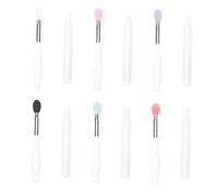 Gogogmee 6 piezas Brochas de Silicona para Labios con Tapa Aplicadores de Maquillaje Reutilizables Suaves y Duraderos para Barra de Labios y Labial Portátiles para Uso Diario