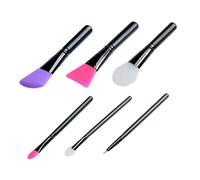 Gogogmee 6 piezas Cepillos Faciales de Silicona Aplicador Suave para Lociones y Cremas Resistente Alta Temperatura para Sensible y Profesional y Doméstico