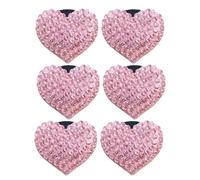 Gogogmee 6 Piezas Clips Aromaterapia Coche con Cristales Difusor Aroma Ventilación Frontal Decoración Elegante para Salidas Aire Ambientador Duradero y Silencioso