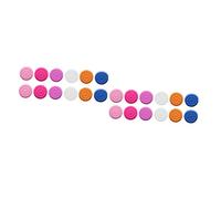 Gogogmee 60piezas Paletas De Adhesivo Para Pestañas Bandejas Desechables De Grafting Para Maquillaje Rosa Amarillo Azul Transparente