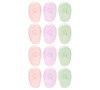 Gogogmee 6pares Fundas de Silicona para Orejeras Suaves Reutilizables Auditivos Impermeables para Peluquería Uso Champú y Tinte de Cabello