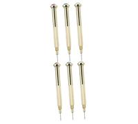Gogogmee 6piezas Herramientas De Perforación Manual Para Decoración De Uñas Accesorios De Arte De Uñas Para Aplicar Joyas y Colgantes Color Aleatorio