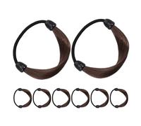 Gogogmee 8 Piezas Coleteros Elásticos para Peluca Cuerdas Suaves y Resistentes para Niñas y Mujeres Accesorios sin Daño para Peinados Diarios y Deportivos