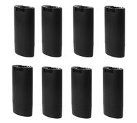 Gogogmee 8 Piezas Envases Ovalados de Plástico Negro para Desodorante en Barra 50g Tapa Sellada y Recarga sin Derrames Adecuado para Actividades Deportivas Aire Libre