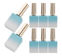 Gogogmee 8 Piezas Frascos de Esmalte de Uñas de Vidrio de Botellas Reutilizables con Pincel para Organizar y Almacenar Esmalte de Uñas